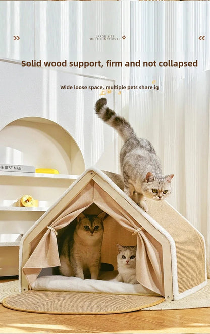 Cat nest Winter warm cat villa Cat house