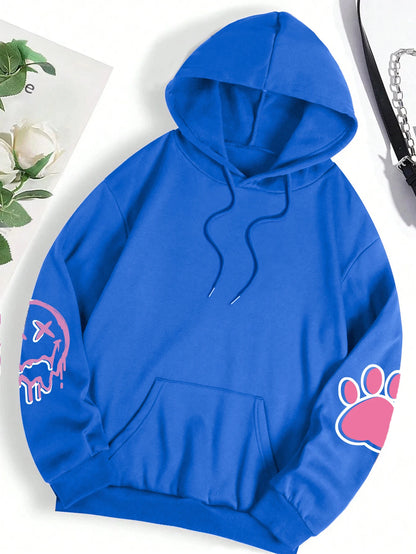 Hip Hop Street Casual Printed Hoodies