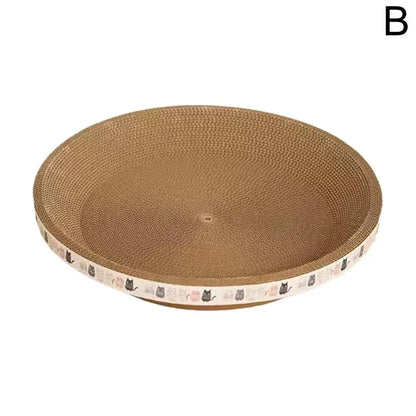 Cat Scratcher Cardboard Round Oval Cat Scratch Pad
