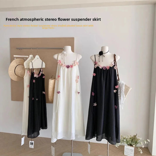 Spring Whisper – Loose Vacation Off-Shoulder Dress