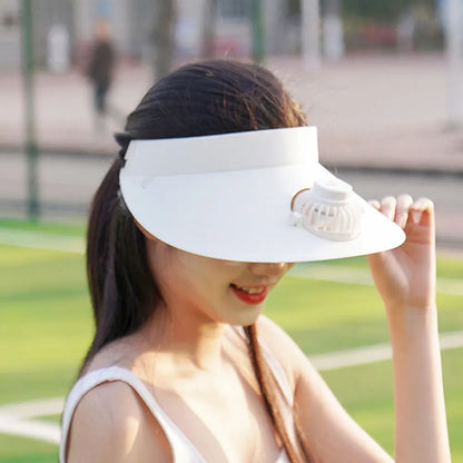 UPF50+ Solar & Chargeable Fan Hat