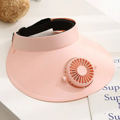 UPF50+ Solar & Chargeable Fan Hat