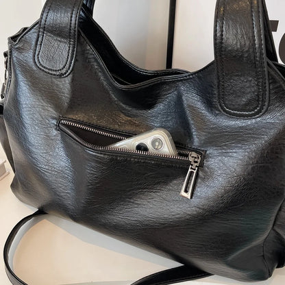 Dual Zipper Handbag