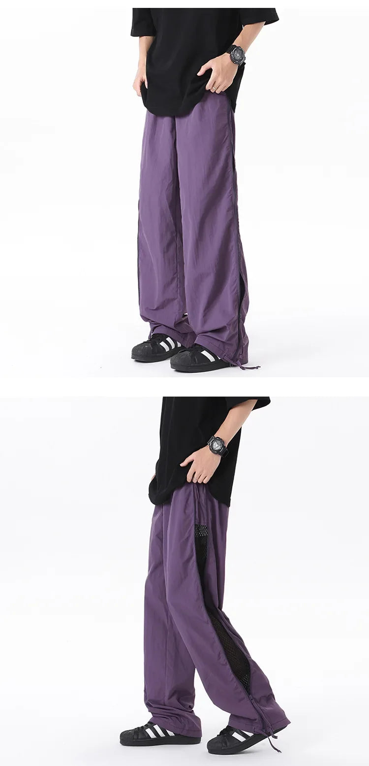 New  Men's Casual Straight Leg  Teenage Pants