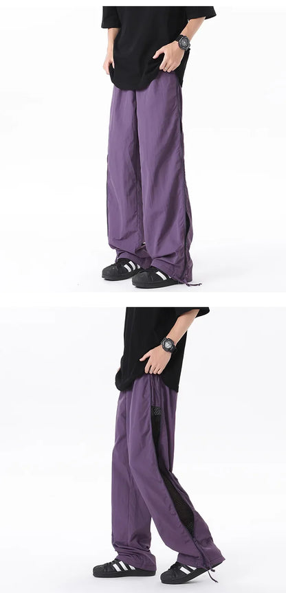 New  Men's Casual Straight Leg  Teenage Pants