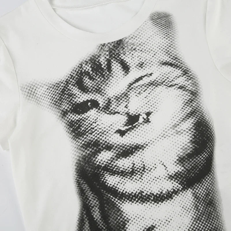 The Sleepy Cat Crewneck T-shirt