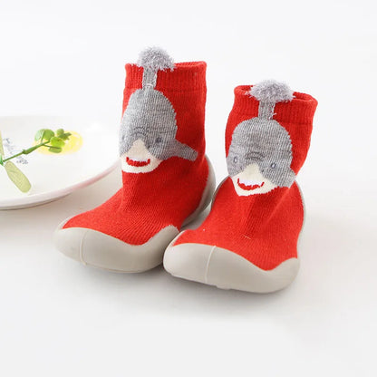 Infant Kids Rubber Soft Non-Slip Sole  Casual Shoes