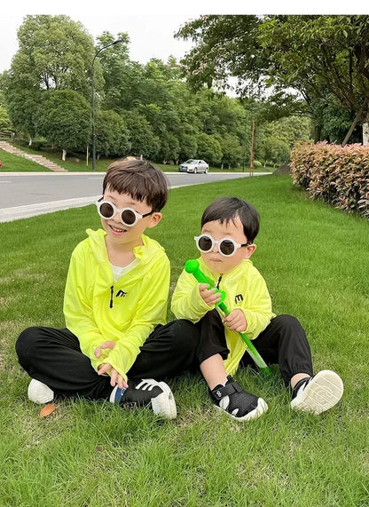 Kids  UV Resistant  Ice Silk Sun Protection Hoodie