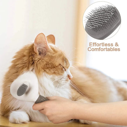 Pet Hair Remover Self Cleaning  Brush