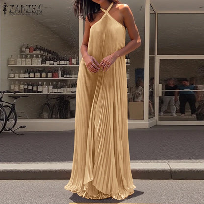 Moonlight Flow – Backless  Long Robe Dress