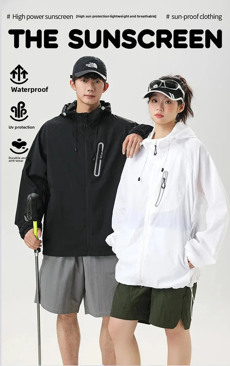 UPF50+ Ice Silk Breathable UV Protection Light Jacket