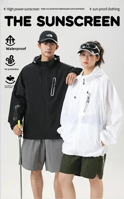 UPF50+ Ice Silk Breathable UV Protection Light Jacket