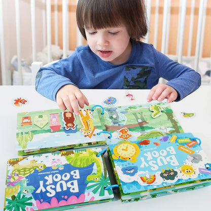 Montessori Baby Busy book Early Learning Education Toy