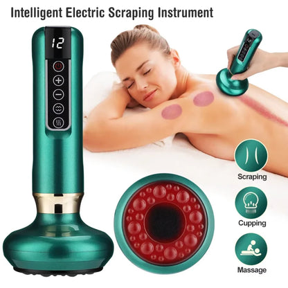 Electrical dredging meridian cupping device