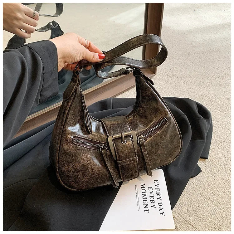 Spicy Girl Y3K Wasteland Leather Bag