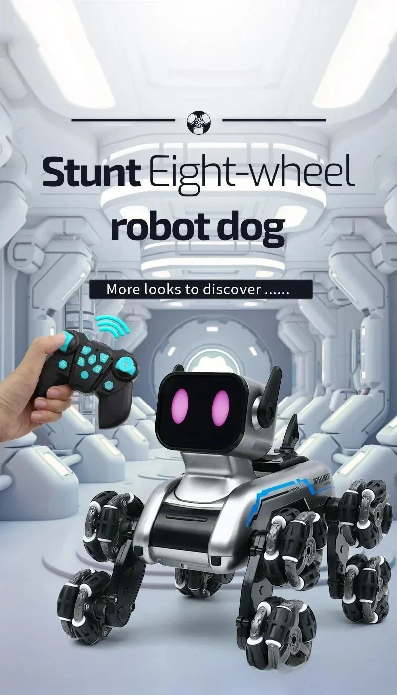 2.4Ghz RC Intelegent Robot Dog Stunt Dog