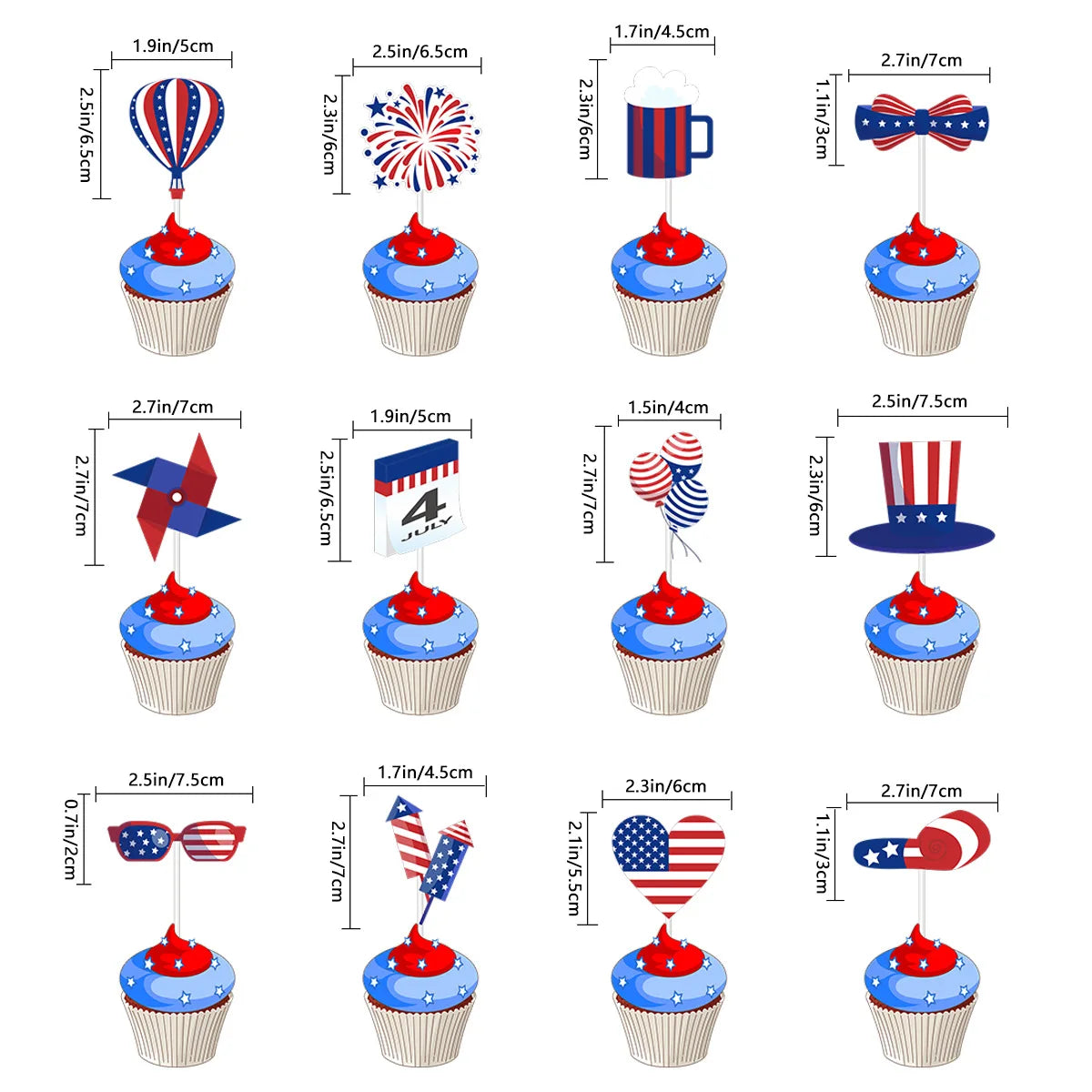 Independence Day Party Photo Props