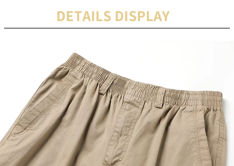 Cotton Cargo Pants Summer Sweatpants