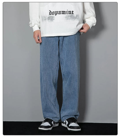 Straight Denim Wide-leg  Jeans