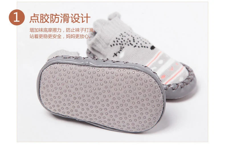 Anti Slip Soft Sole Baby Socks Slippers