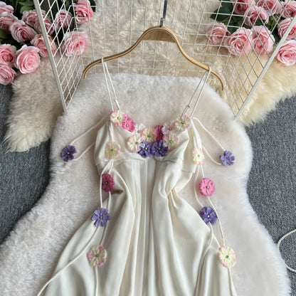 Boho Bloom – Colorful  Floral Chiffon Dress