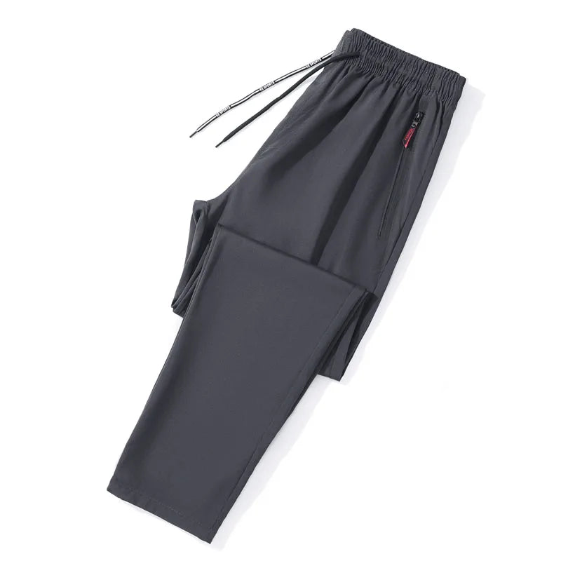 Slim Fit Elastic Waist Jogger Pants
