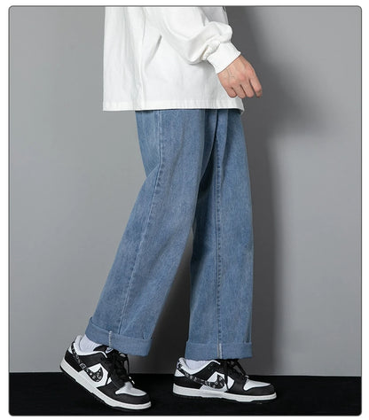 Straight Denim Wide-leg  Jeans