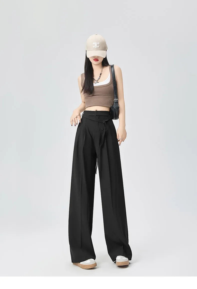 Women's Loose Drapey Suit Pants