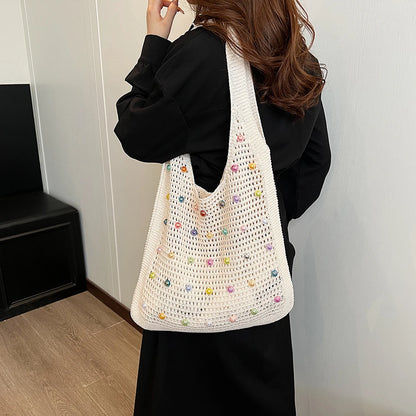 Crochet Knitted Tote Bag
