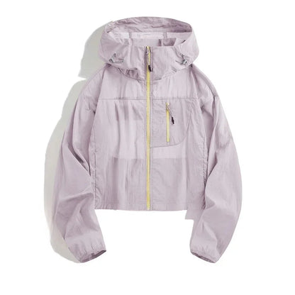UPF50+  UV Protection Ultra Light Zipper Hoodie