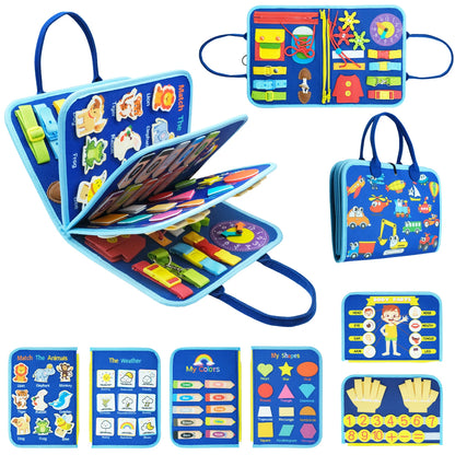Montessori Busy Board  Activities Education Toys Basic Dress Motor Skills