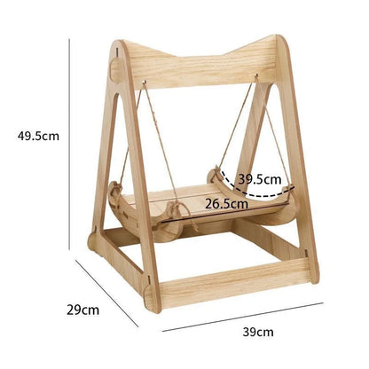 Cat Rocking Chair Removable Washable Anti-rollover