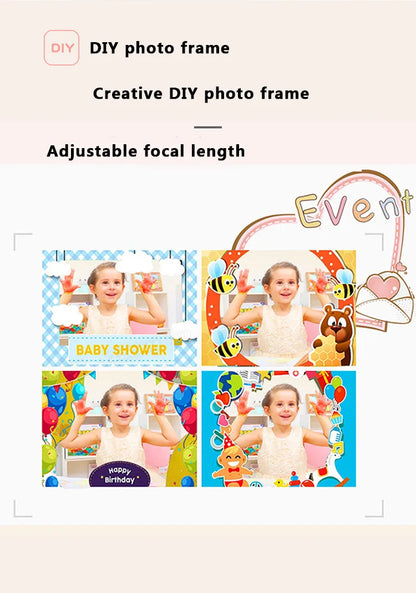 Kids Mini Digital Cameras 1080P HD  SLR Camera +TF Memory Card