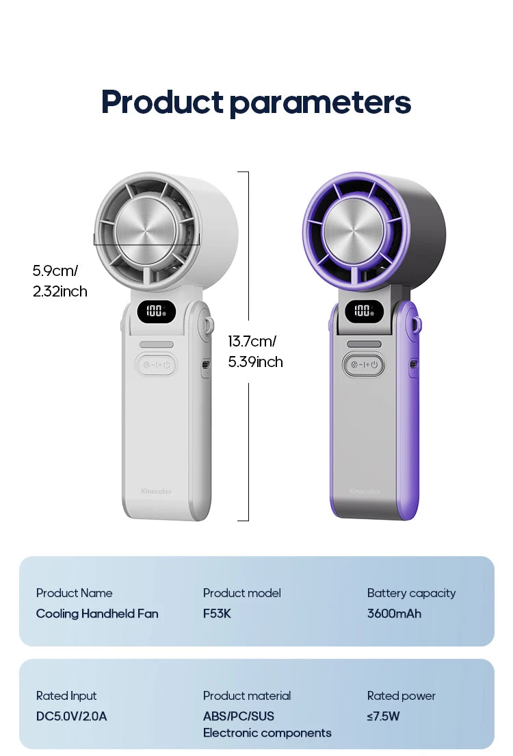 Foldable Portable Handheld Mini Cooling Fan