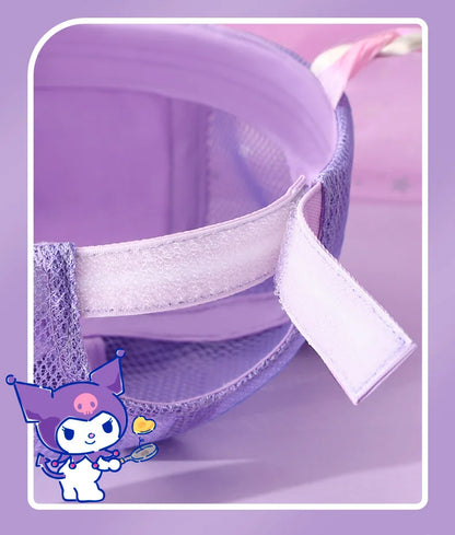 Kuromi Cute Kawaii Wig Braid  Summer Hat Kids Children Aged 5-10