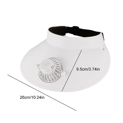 UPF50+ Solar & Chargeable Fan Hat