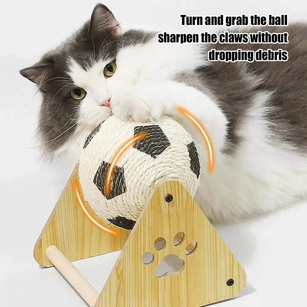 Wood Base Durable Cat Scratcher