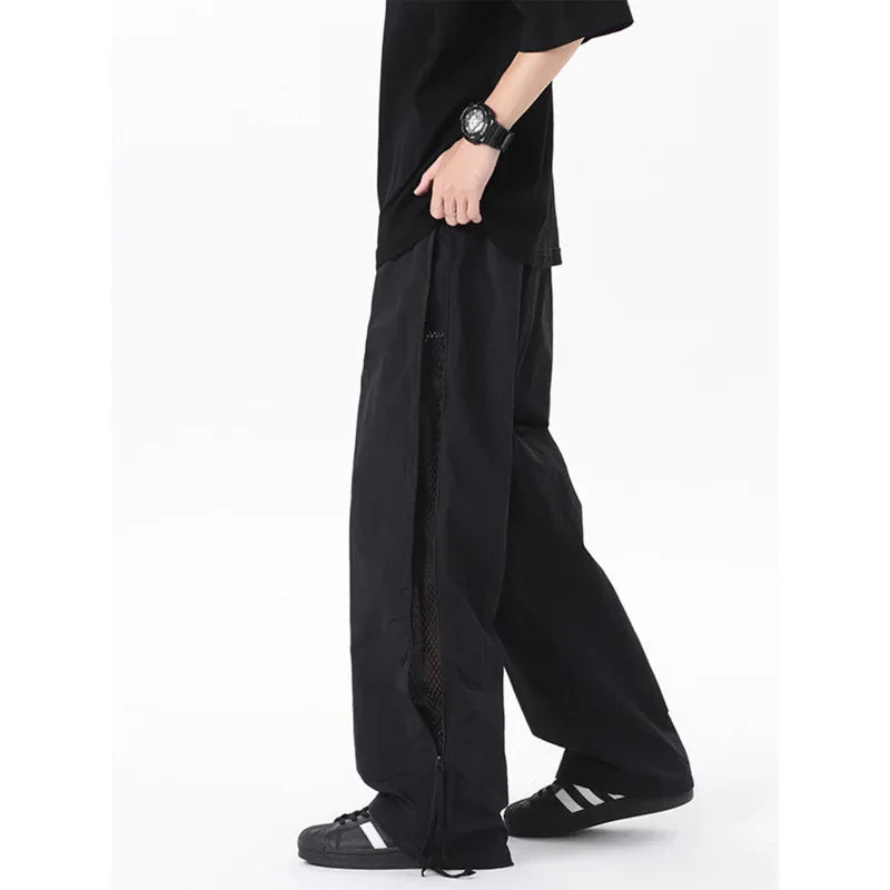 New  Men's Casual Straight Leg  Teenage Pants