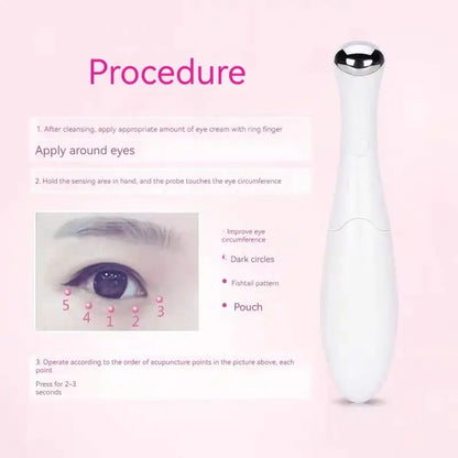 Home Electric Eye Massager – Anti-Fatigue, Reduce Puffiness & Fine Lines, Skin Care Eye Therapy Device
