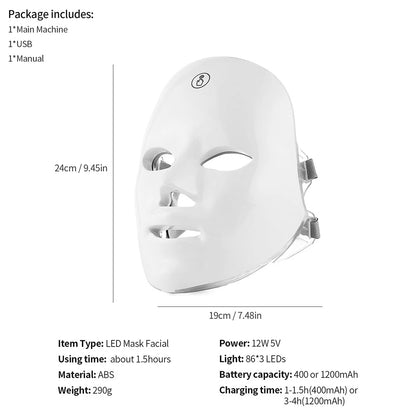 GlowLift™ Pro — for Wrinkles, Acne & Skin Firming LED Therapy Mask