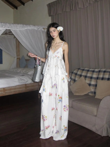 Eco Chic – Loose Floral Sun-Protective Outfit