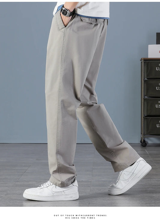 Cotton Cargo Pants Summer Sweatpants