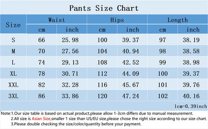 3D Chain Printed Baggy Jeans For Men