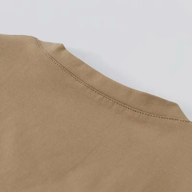 U-Neck High Waist T Shirt