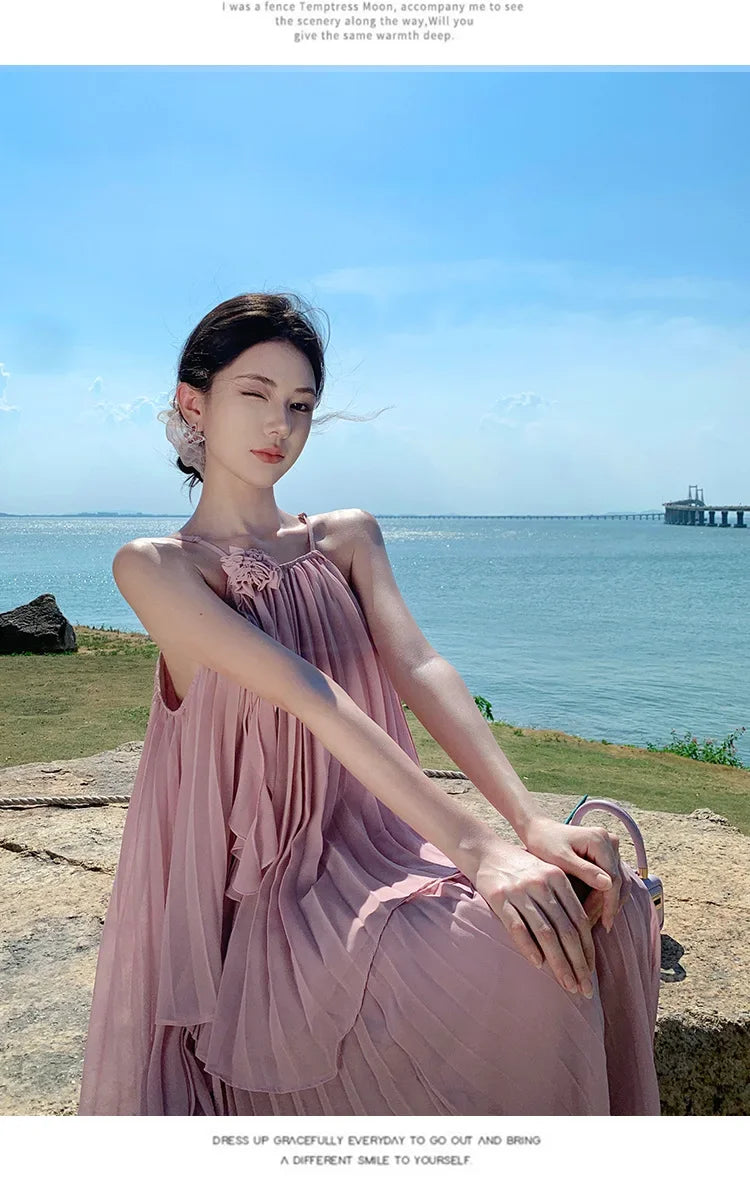 Fairy Shore – 2pc Beach Vacation Dress