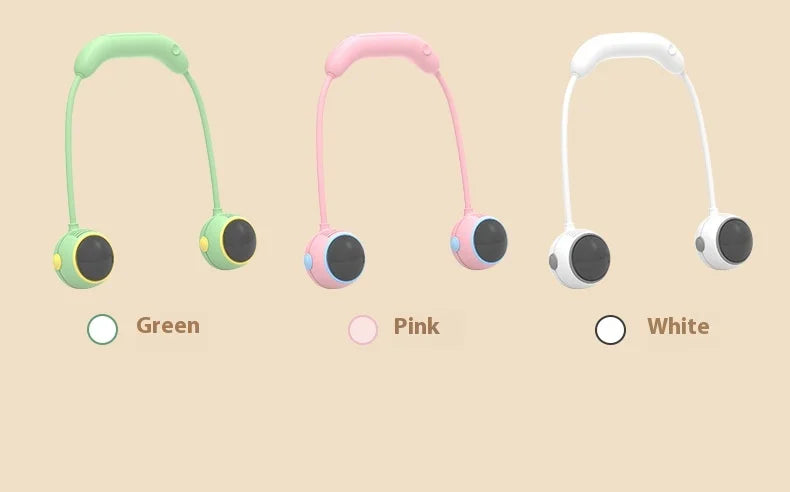Mini Neck Fan Portable 1200mah
