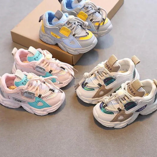 Size 21-36 Toddler Boys Girls Breathable Mesh  Non-slip Shoes