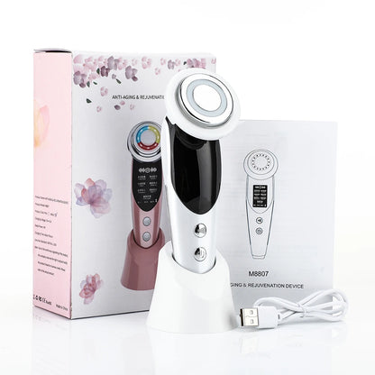 7 in 1 RF EMS  Wrinkle Removal Face Lift Multifunction Facial Massager Skin Care