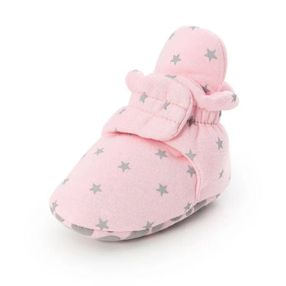 Toddler First Walkers Booties Cotton Comfort Soft Anti-slip Warm Infant Baby Boy Girl Shoes