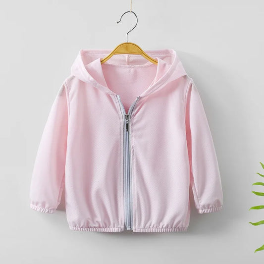Kids Thin Ice Silk Sunscreen Hoodie